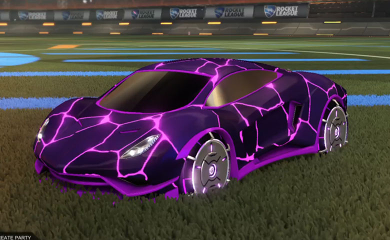 Rocket league Endo Purple design with Carbon,Magma