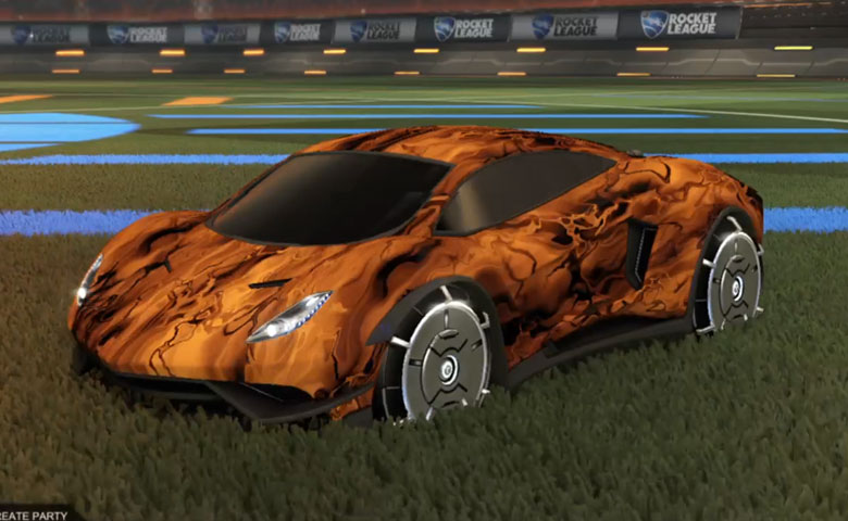 Rocket league Endo Black design with Carbon,Glorifier