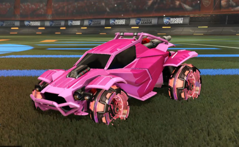 Rocket league Twinzer Pink design with NeYoYo,Wet Paint