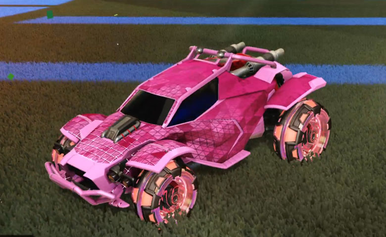 Rocket league Twinzer Pink design with NeYoYo,Trigon