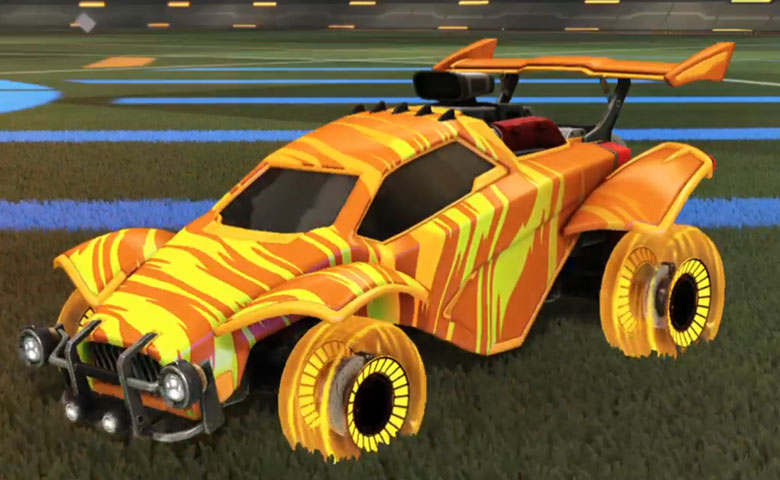 Rocket league Octane Orange design with Jandertek,Tigress