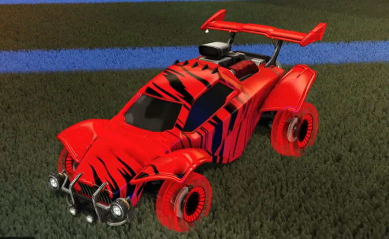 Rocket league Octane Crimson design with Jandertek,Tigress