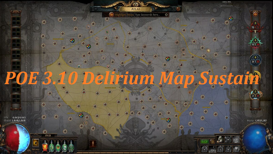 poe 3.10 map sustain