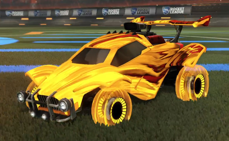 Rocket league Octane Orange design with Jandertek,Tidal Stream