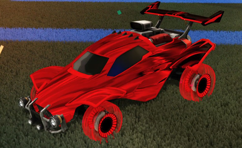 Rocket league Octane Crimson design with Jandertek,Tidal Stream