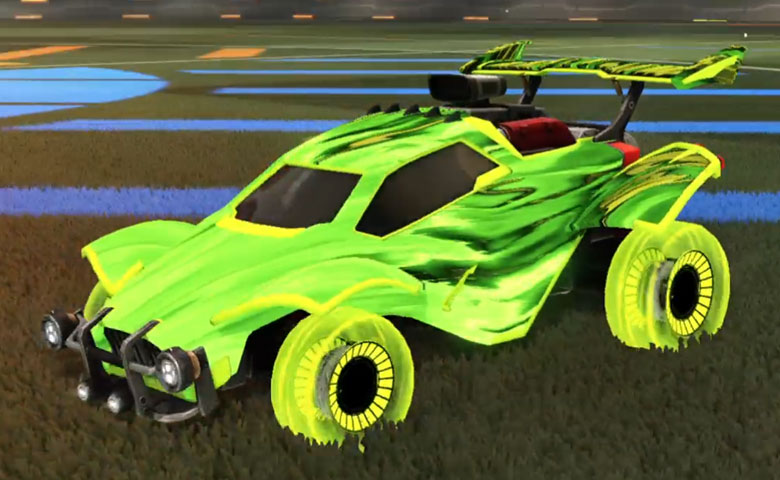 Rocket league Octane Lime design with Jandertek,Tidal Stream