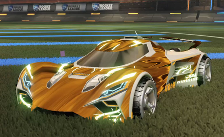 Rocket league Ronin GXT Grey design with Shortwire,Tidal Stream