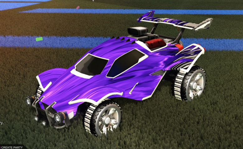 Rocket league Octane Titanium White design with Shortwire,Tidal Stream