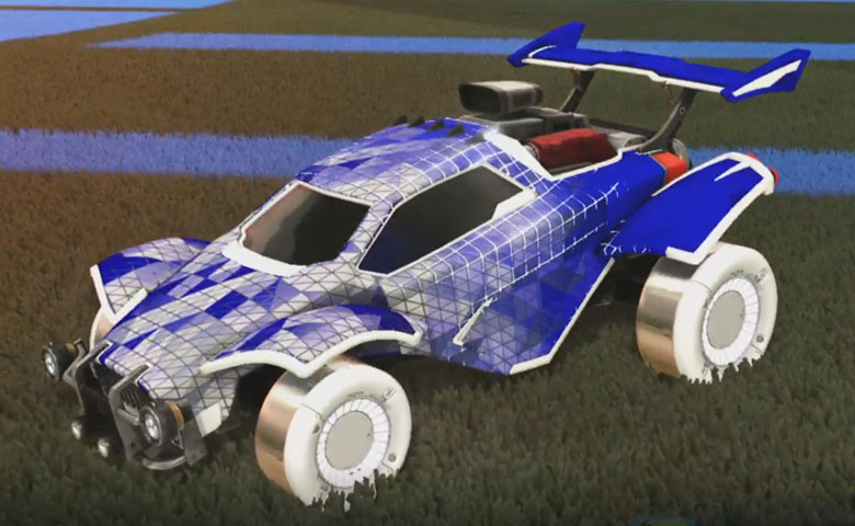 Rocket league Octane Titanium White design with Jandertek,Trigon