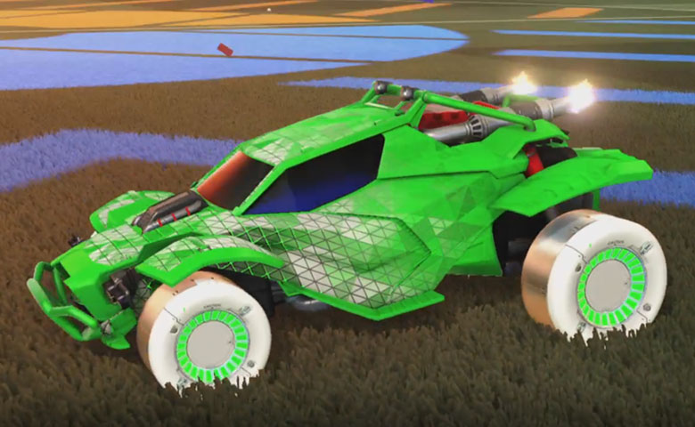 Rocket league Twinzer Forest Green design with Jandertek,Trigon