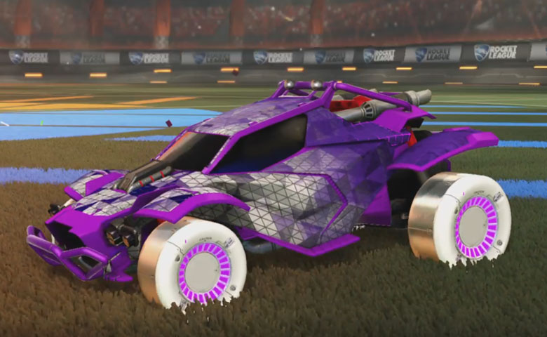 Rocket league Twinzer Purple design with Jandertek,Trigon