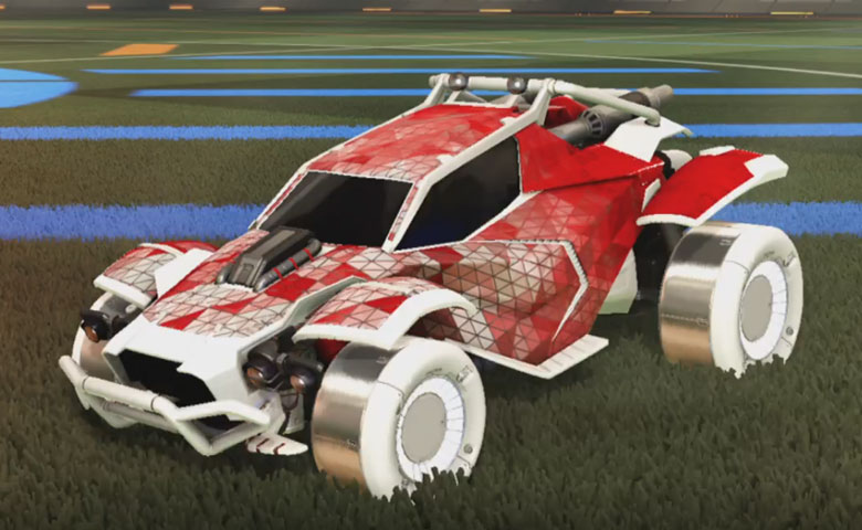 Rocket league Twinzer Titanium White design with Jandertek,Trigon