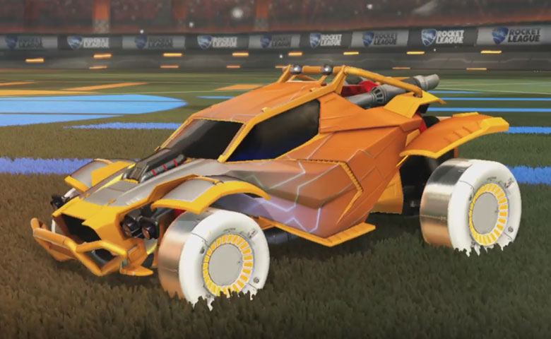 Rocket league Twinzer Orange design with Jandertek,Mainframe