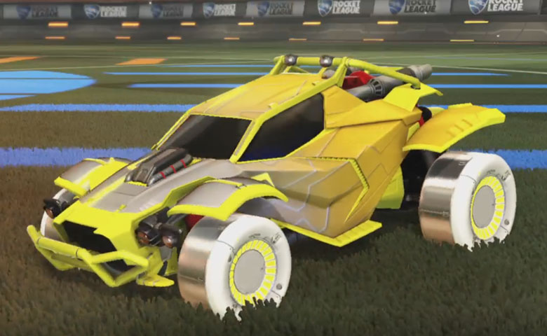 Rocket league Twinzer Saffron design with Jandertek,Mainframe