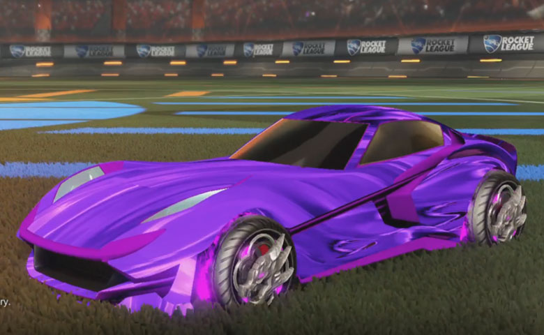 Rocket league Komodo Purple design with Draco,Tidal Stream