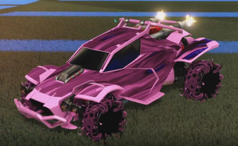 Rocket league Twinzer Pink design with Creeper,Tidal Stream
