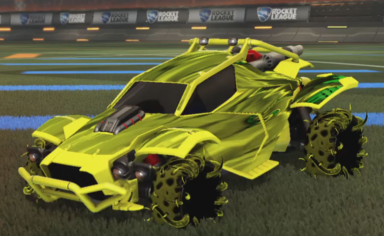 Rocket league Twinzer Saffron design with Creeper,Tidal Stream