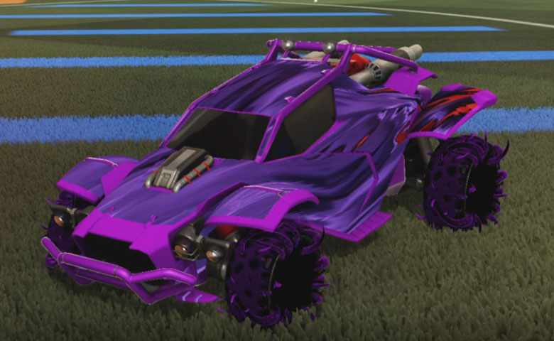 Rocket league Twinzer Purple design with Creeper,Tidal Stream