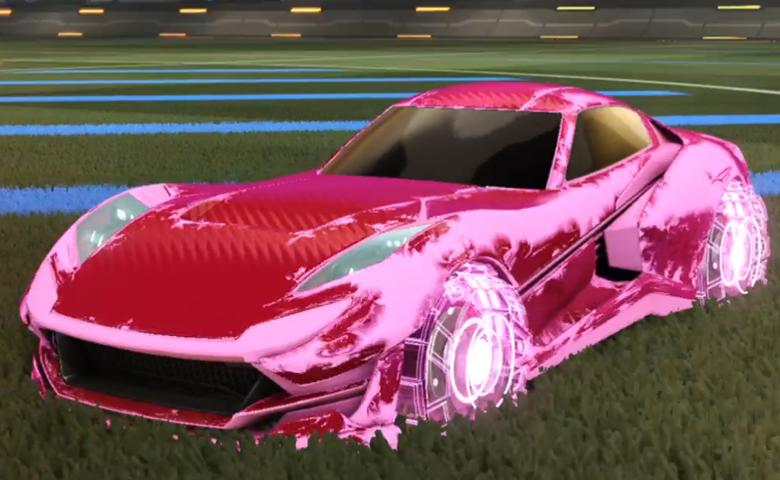 Rocket league Komodo Pink design with Rocket Forge II,Heatwave