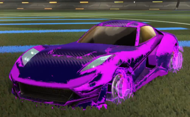 Rocket league Komodo Purple design with Rocket Forge II,Heatwave