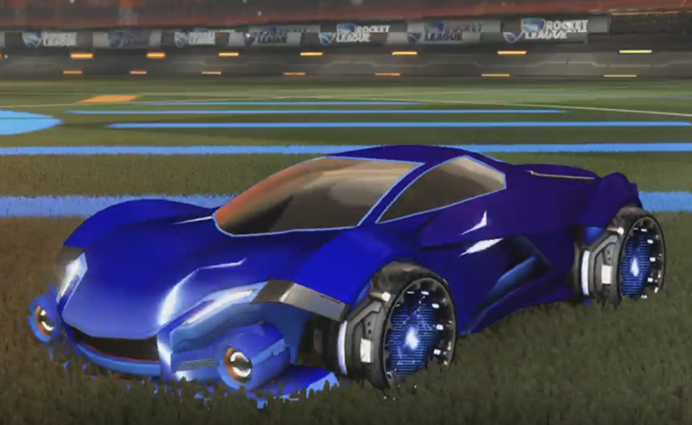 Rocket league Werewolf Cobalt design with Reactor,Mainframe