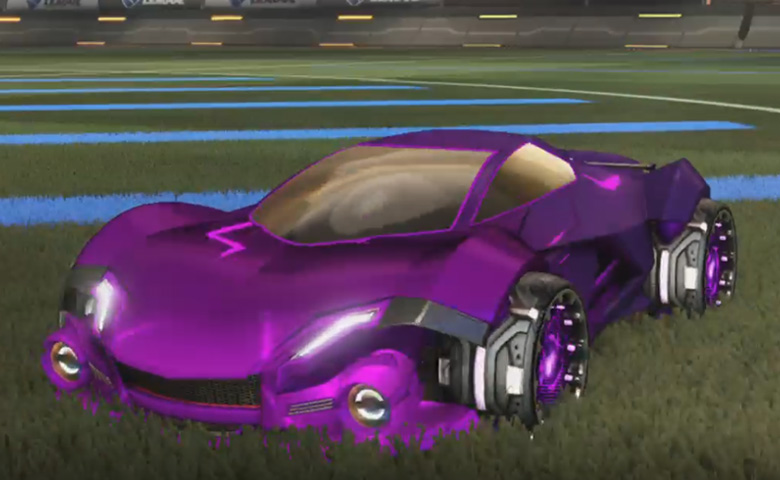 Rocket league Werewolf Purple design with Reactor,Mainframe