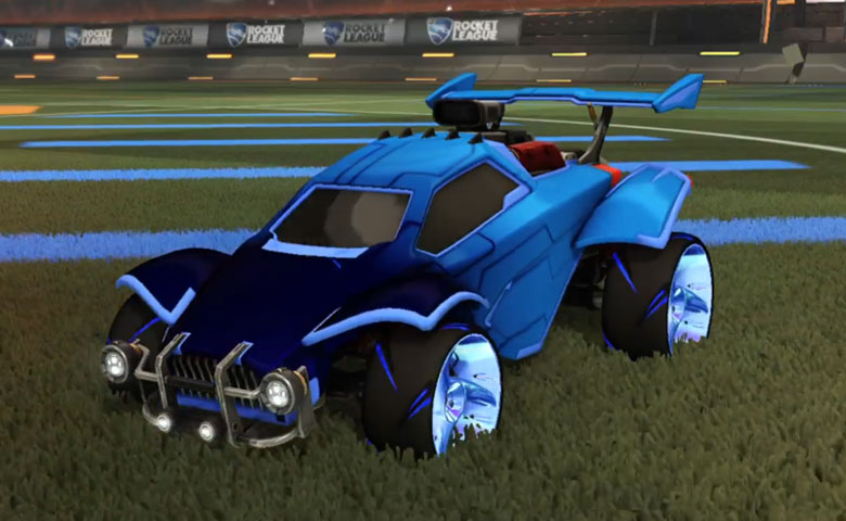 Rocket league Octane Cobalt design with TRI-2050,Mainframe