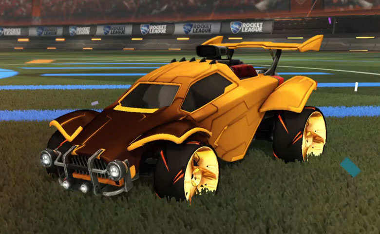 Rocket league Octane Orange design with TRI-2050,Mainframe