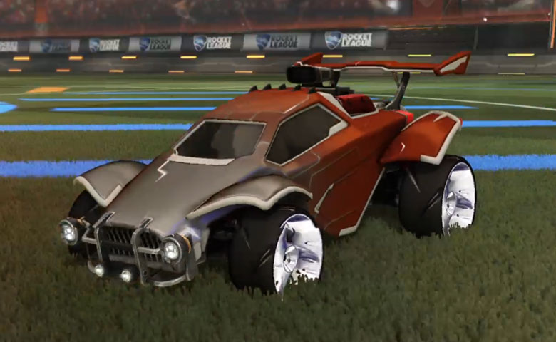 Rocket league Octane Grey design with TRI-2050,Mainframe