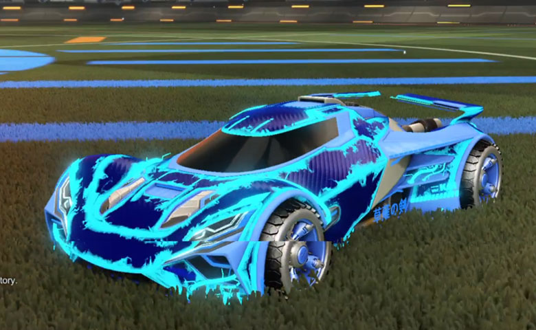 Rocket league Ronin GXT Cobalt design with Shortwire,Heatwave