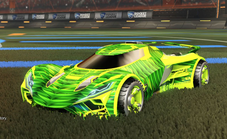 Rocket league Ronin GXT Lime design with Shortwire,Intrudium