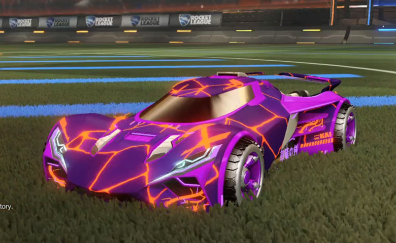 Rocket league Ronin GXT Purple design with Shortwire,Magma