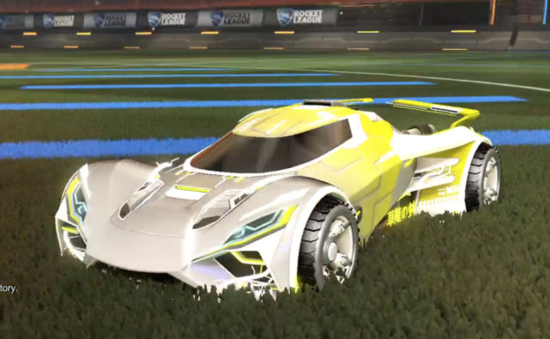 Rocket league Ronin GXT Titanium White design with Shortwire,Mainframe