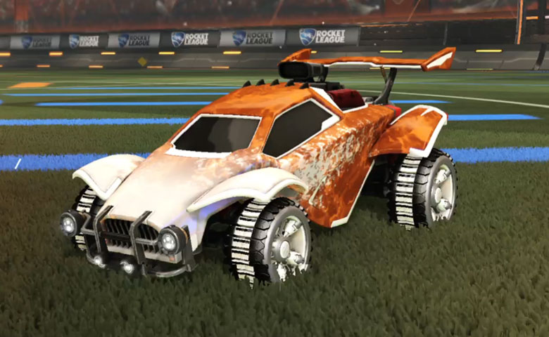 Rocket League Titanium White Octane Design With Dissolver & White Shortwire