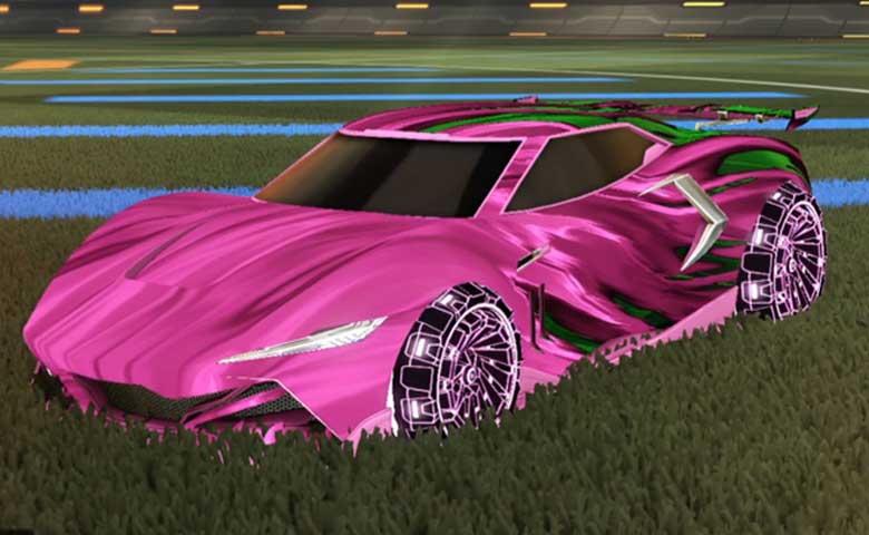 Rocket league Peregrine TT Pink design with Z-RO,Tidal Stream