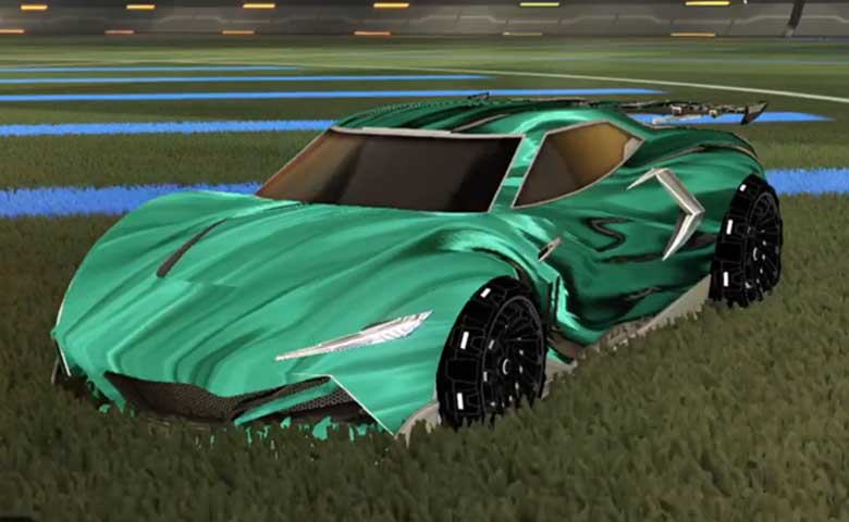 Rocket league Peregrine TT Grey design with Z-RO,Tidal Stream