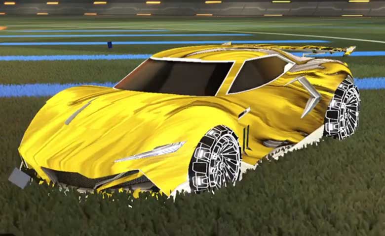 Rocket league Peregrine TT Titanium White design with Z-RO,Tidal Stream