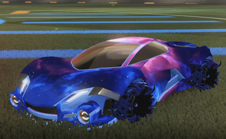 Rocket league Werewolf Cobalt design with Creeper,Interstellar