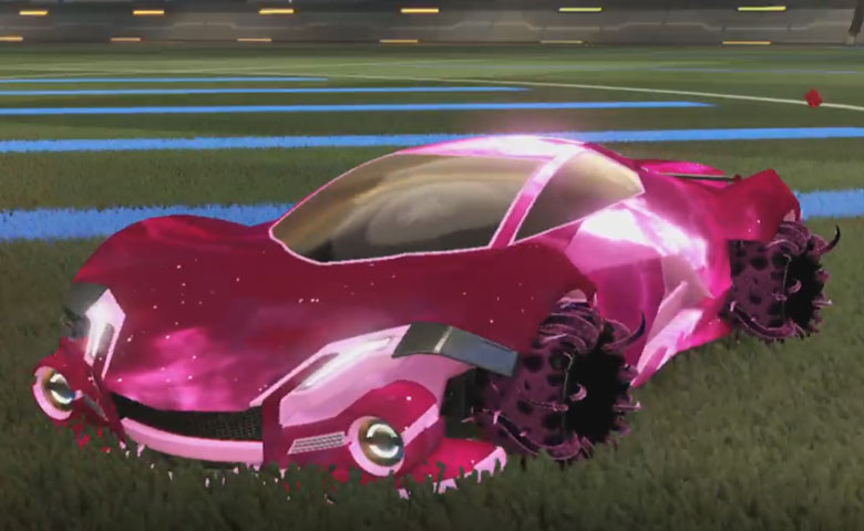 Rocket league Werewolf Pink design with Creeper,Interstellar