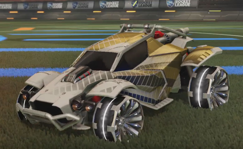 Rocket league Twinzer Grey design with Grappler,20XX