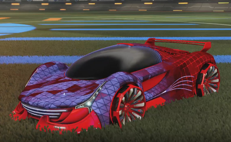 Rocket league Nimbus Crimson design with Grappler,Trigon