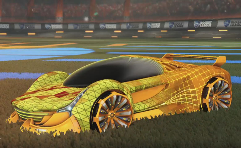 Rocket league Nimbus Orange design with Grappler,Trigon