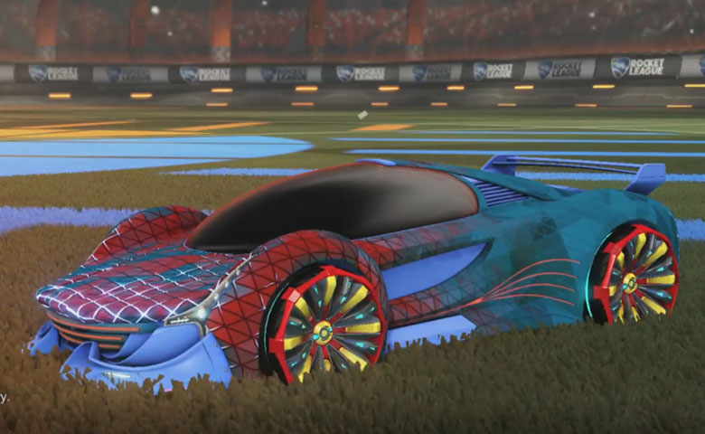 Rocket league Nimbus Cobalt design with Grappler,Trigon