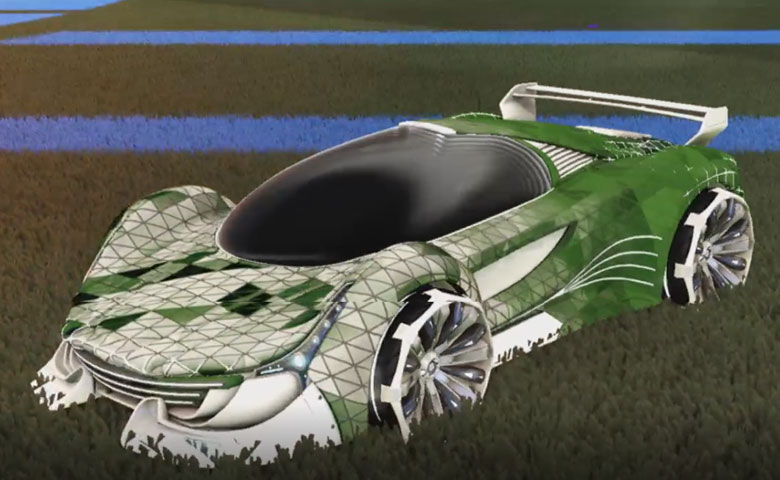 Rocket league Nimbus Titanium White design with Grappler,Trigon