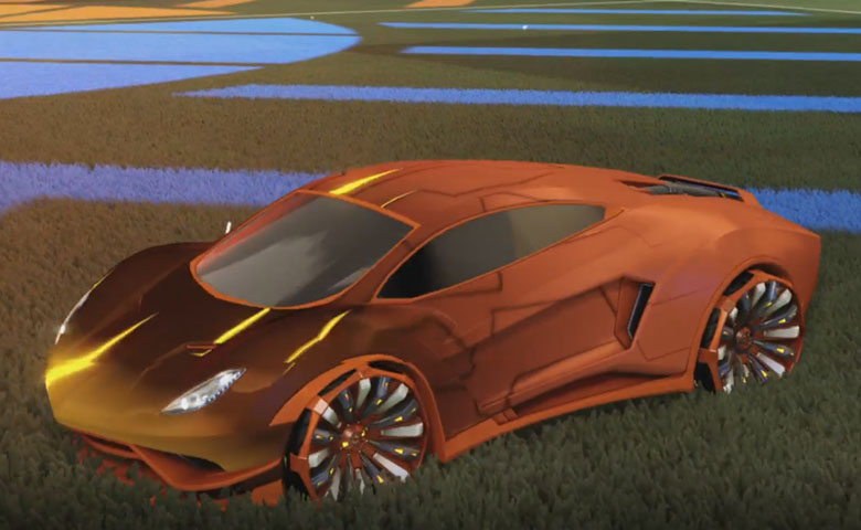 Rocket league Endo Burnt Sienna design with Grappler,Mainframe