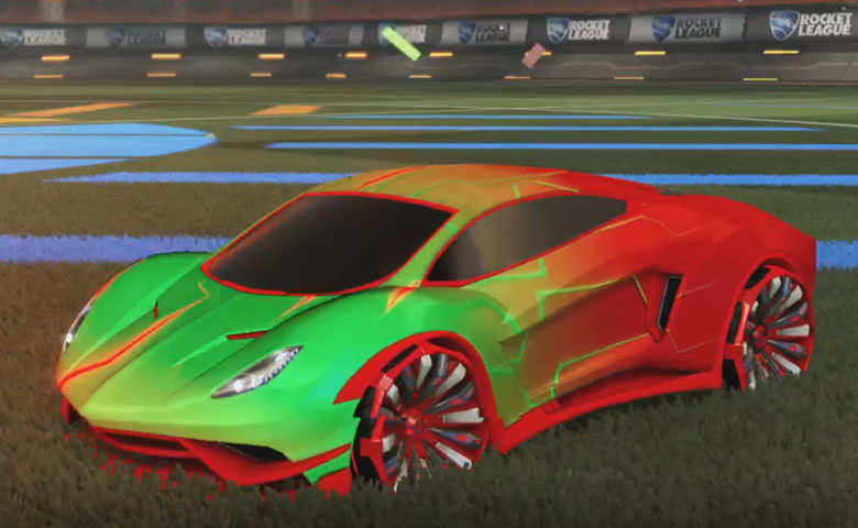 Rocket league Endo Crimson design with Grappler,Mainframe