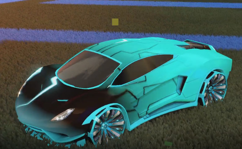 Rocket league Endo Sky Blue design with Grappler,Mainframe