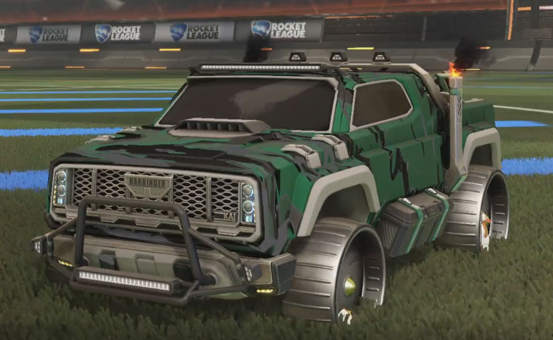 Rocket league Harbinger GXT Grey design with Hamster,Liquid Camo