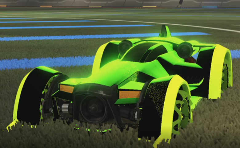 Rocket league Paladin Lime design with Flim-Flam:Inverted,Stipple Gait