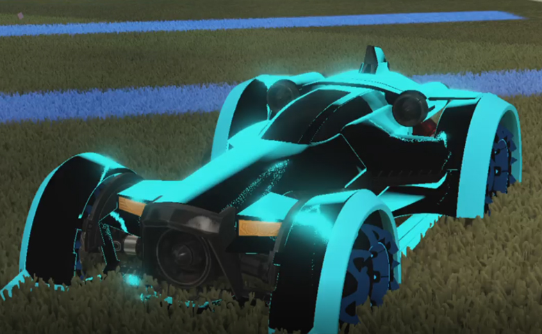 Rocket league Paladin Sky Blue design with Flim-Flam:Inverted,Stipple Gait